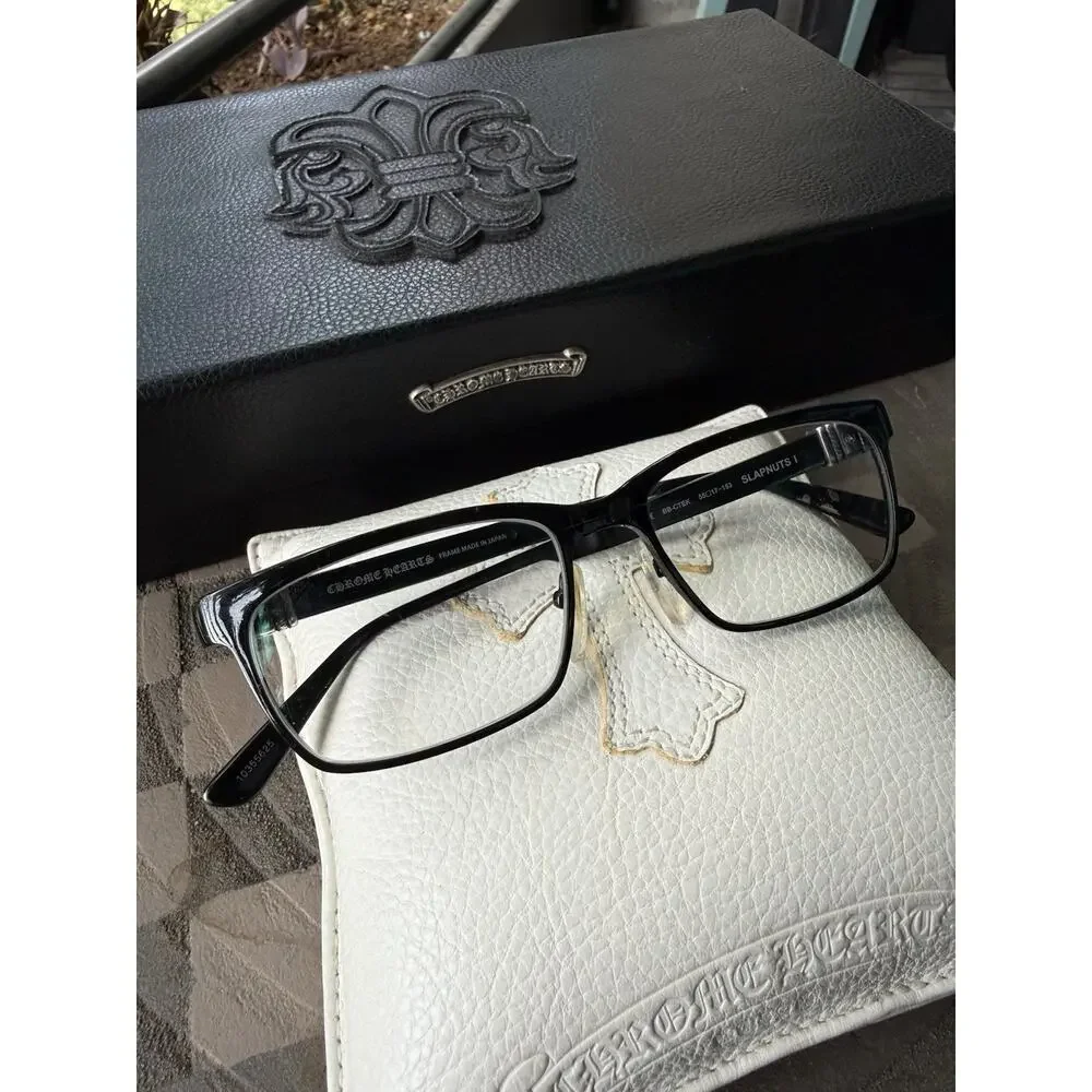 Chrome Hearts SLAPNUTS I BB-CTEK Black Eyeglasses 55-17-153 Rare Vintage